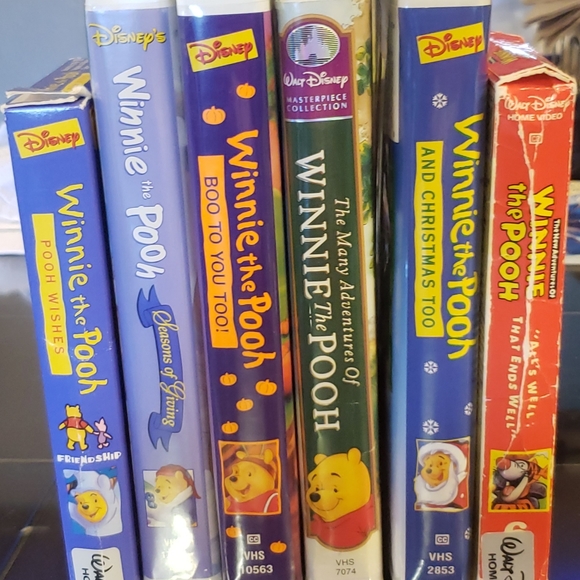 Winnie the Pooh vhs lot - Picture 1 of 7